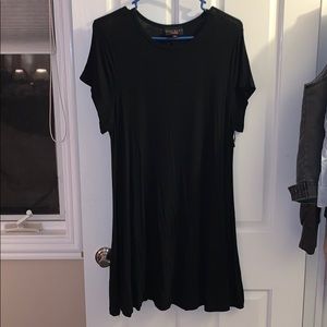 casual black dress